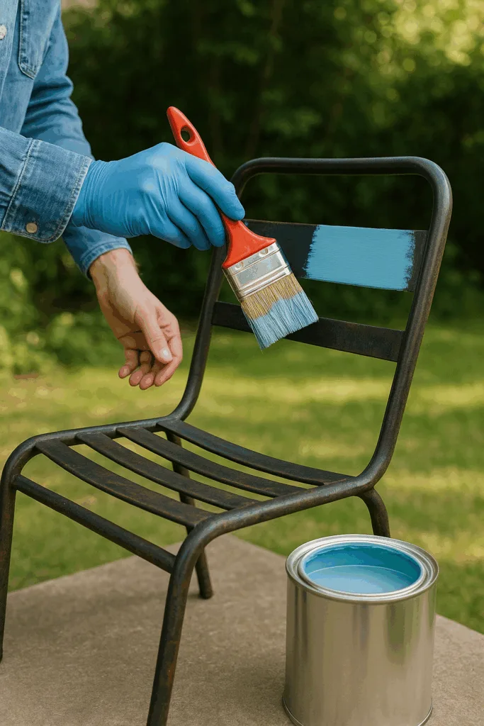 Painting Metal Furniture Guide