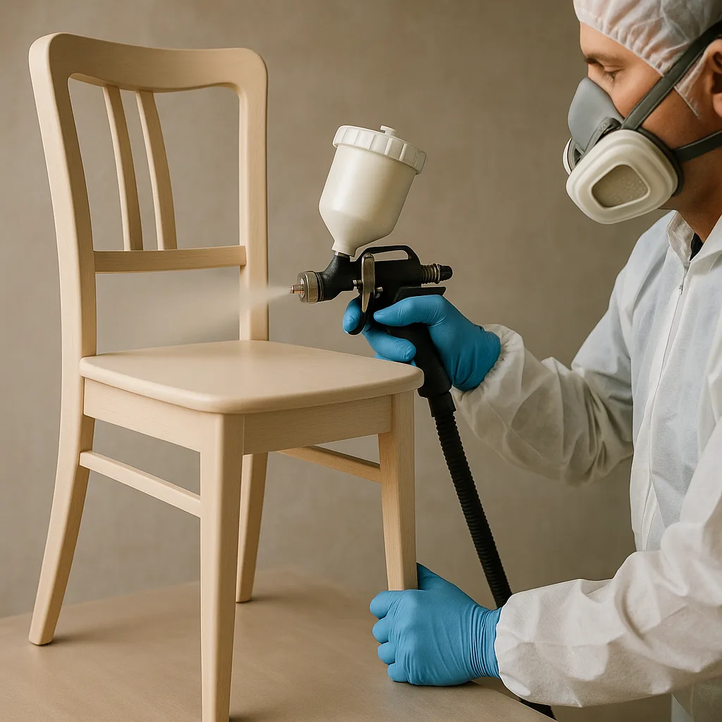 Spray Painting Furniture for a Smooth Finish