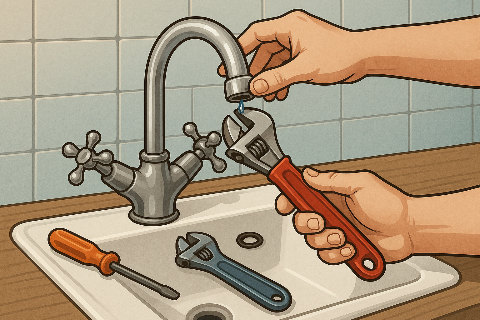 How to fix a leaky faucet