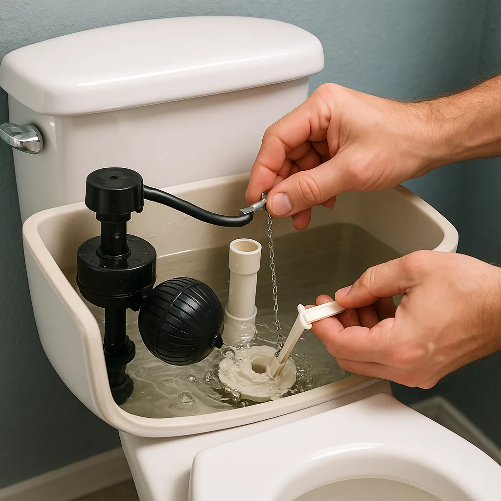 How to stop a toilet from running